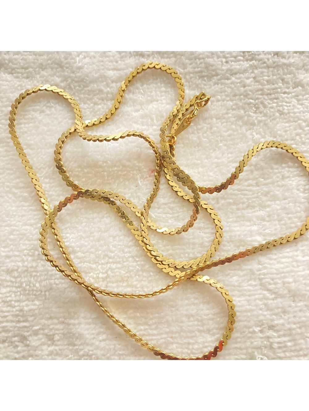 Vintage 10k gold Tokyo 30” chain